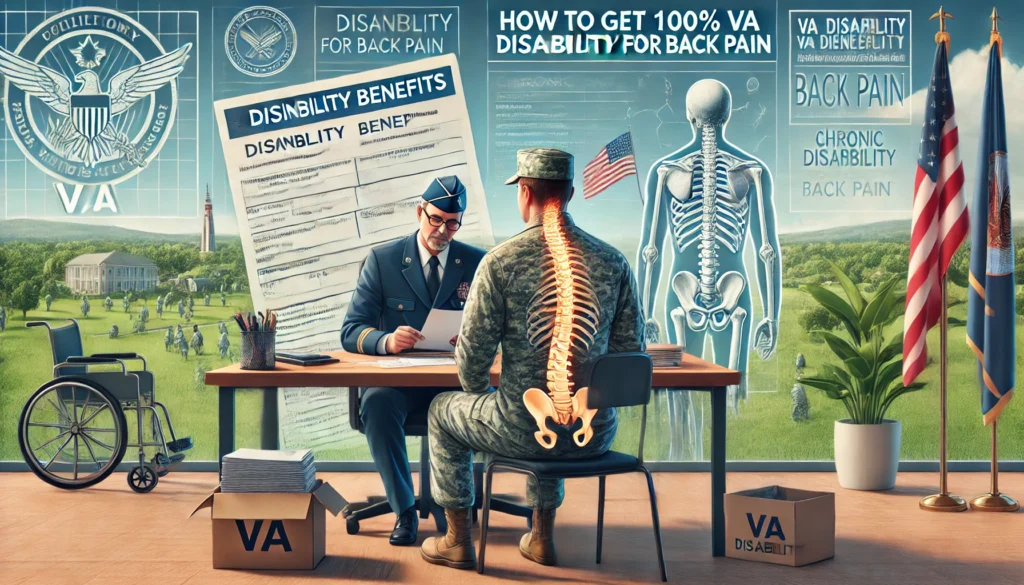 How to Get 100% VA Disability for Back Pain